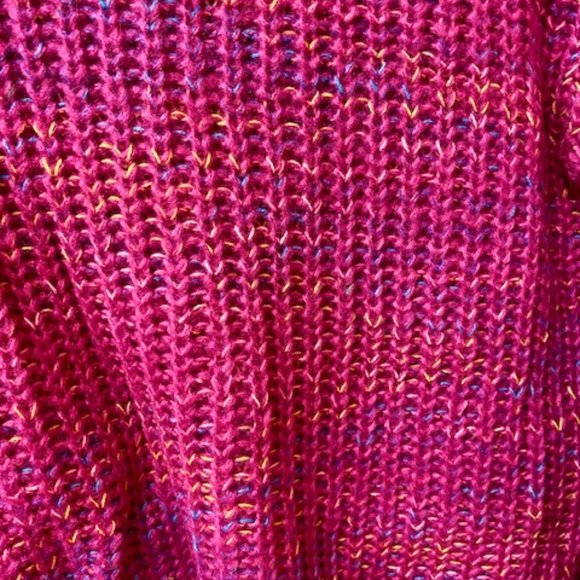 Band Of Gypsies Pink Multi-Color Sweater - Picture 4 of 5